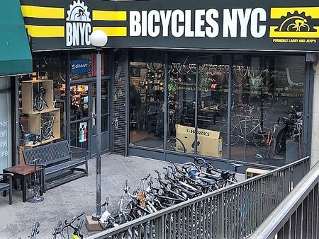Bicycles NYC storefront 