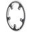 BCD | Color | Size: 130mm | Black/Silver | 52T