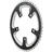 BCD | Color | Size: 110mm | Black/Silver | 52T