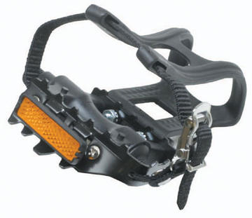 Sunlite Low Profile ATB Pedals with Toe Clips Sunlite Low Profile ATB Pedals with Toe Clips